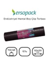 Ersopack Endüstriyel Hantal Boy Çöp Torbası 120x150 cm 10'lu 10 Rulo Çöp Poşet 1 Koli