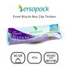 Ersopack Evsel 65x80cm Çöp Torbası Mavi - 12 Rulo