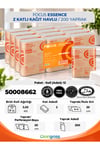 Focus Essence Z Katlı Kağıt Havlu 2 Katlı 200 Yaprak 20x20 cm 12 Paket 2400 Yaprak – 50008662