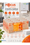 Focus Essence Z Katlı Kağıt Havlu 2 Katlı 200 Yaprak 20x20 cm 12 Paket 2400 Yaprak – 50008662
