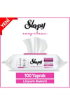 Sleepy Easy Clean Lilyum Buketi Yüzey Temizlik Havlusu & mendili 100 Yaprak