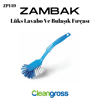 Zambak Lüks Lavabo Ve Bulaşık Fırçası