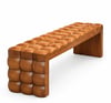 Baklava Ahşap Ceviz Bench