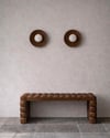 Baklava Ahşap Ceviz Bench