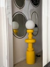 Sarı Lisboa Ahşap Lambader