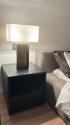 Sintra El Yapımı Eskitme Metal Gold Abajur