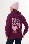 Kadın Arkası Baskılı Kapüşonlu Üç İplik Sweatshirt  255389 -