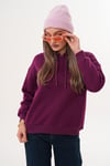 Kadın Arkası Baskılı Kapüşonlu Üç İplik Sweatshirt  255389 -