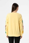 Kadın Baskı Detaylı Bisiklet Yaka Oversize Sweatshirt 235262 -