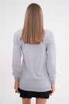 Kadın Baskı Detaylı İki İplik Yırtmaç Detaylı Sweatshirt 245223 -