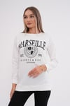 Kadın Baskı Detaylı İki İplik Yırtmaç Detaylı Sweatshirt 245223 -