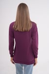 Kadın Baskı Detaylı İki İplik Yırtmaç Detaylı Sweatshirt 245223 -