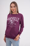 Kadın Baskı Detaylı İki İplik Yırtmaç Detaylı Sweatshirt 245223 -