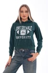 Kadın Baskı Detaylı Kapüşonlu Sweatshirt 245224 -