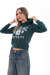 Kadın Baskı Detaylı Kapüşonlu Sweatshirt 245224 -