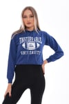 Kadın Baskı Detaylı Kapüşonlu Sweatshirt 245224 -