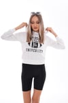 Kadın Baskı Detaylı Kapüşonlu Sweatshirt 245224 -