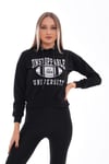 Kadın Baskı Detaylı Kapüşonlu Sweatshirt 245224 -