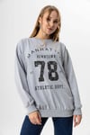 Kadın Baskı Detaylı Oversize Sweatshirt