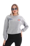 Kadın Baskı Detaylı Üç İplik Sweatshirt 245362 -