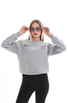 Kadın Baskı Detaylı Üç İplik Sweatshirt 245362 -