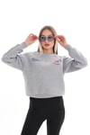 Kadın Baskı Detaylı Üç İplik Sweatshirt 245362 -