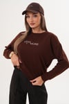 Kadın Baskılı İki İplik Sweatshirt 255329 -