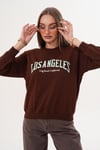 Kadın Baskılı Üç İplik Sweatshirt 255320 -
