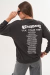 Kadın Baskılı Üç İplik Sweatshirt 255325 -