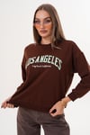 Kadın Baskılı Üç İplik Sweatshirt 255320 -