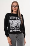 Kadın Baskılı Üç İplik Sweatshirt 255325 -