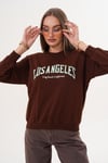 Kadın Baskılı Üç İplik Sweatshirt 255320 -