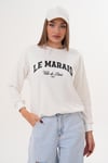 Kadın Baskılı Üç İplik Sweatshirt 255324 -