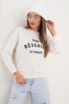 Kadın Baskılı Üç İplik Sweatshirt 255322 -