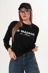 Kadın Baskılı Üç İplik Sweatshirt 255321 -