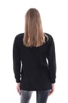 Kadın Baskılı Yan Yırtmaç Detaylı Bisiklet Yaka İki İplik Sweatshirt 245250 -