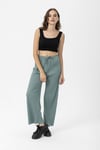 Kadın Beli Lastikli İspanyol Paça Kaşkorse Pantolon 240072 -