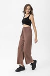 Kadın Beli Lastikli İspanyol Paça Kaşkorse Pantolon 240072 -