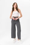 Kadın Beli Lastikli İspanyol Paça Kaşkorse Pantolon 240072 -