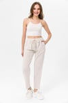 Kadın Beli Lastikli Keten Pantolon 240098 -