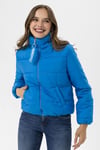Kadın Beli Lastikli Kısa Şişme Mont
