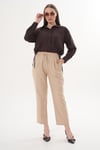 Kadın Beli Lastikli Pantolon 260262 -