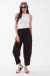 Kadın Beli Lastikli Tensel Balon Pantolon 260507 -