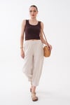 Kadın Beli Lastikli Tensel Balon Pantolon 260507 -