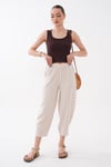 Kadın Beli Lastikli Tensel Balon Pantolon 260507 -