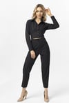 Kadın Beli Pile Detaylı Pantolon