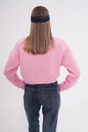 Kadın Bisiklet Yaka Kısa Üç İplik Sweatshirt 245117 -