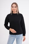 Kadın Bisiklet Yaka Selanik Örme Sweatshirt 255010 -