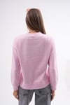 Kadın Bisiklet Yaka Selanik Örme Sweatshirt 255010 -