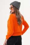 Kadın Bisiklet Yaka Selanik Örme Sweatshirt 255010 -